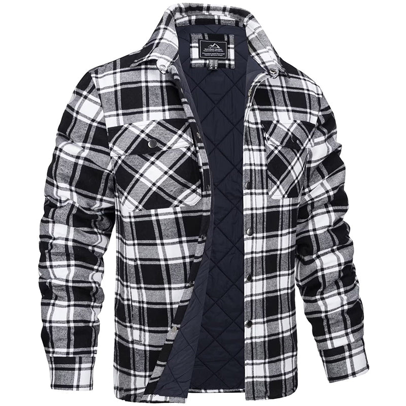 Darius - Herren Holzfällerjacke im karierten Design