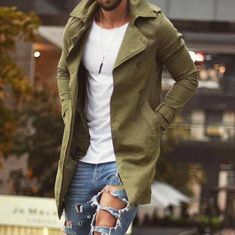 Elegante Vintage-Jacke für Herren mit praktischen Seitentaschen