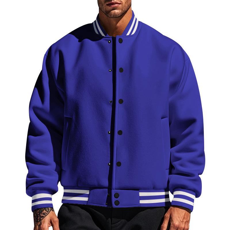 Stylische Baseballjacke für Herren mit elegantem Kragen