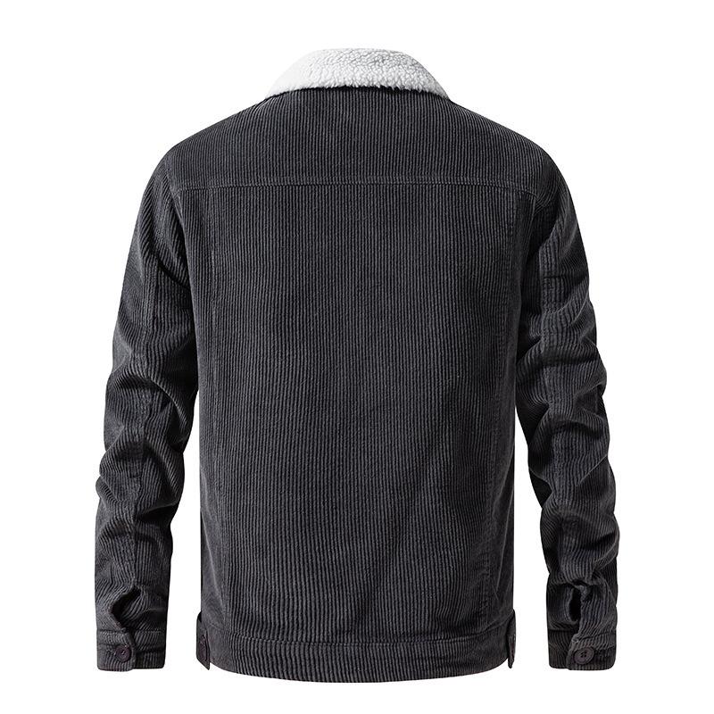 Elegante Herrenjacke mit kuscheligem Kragen