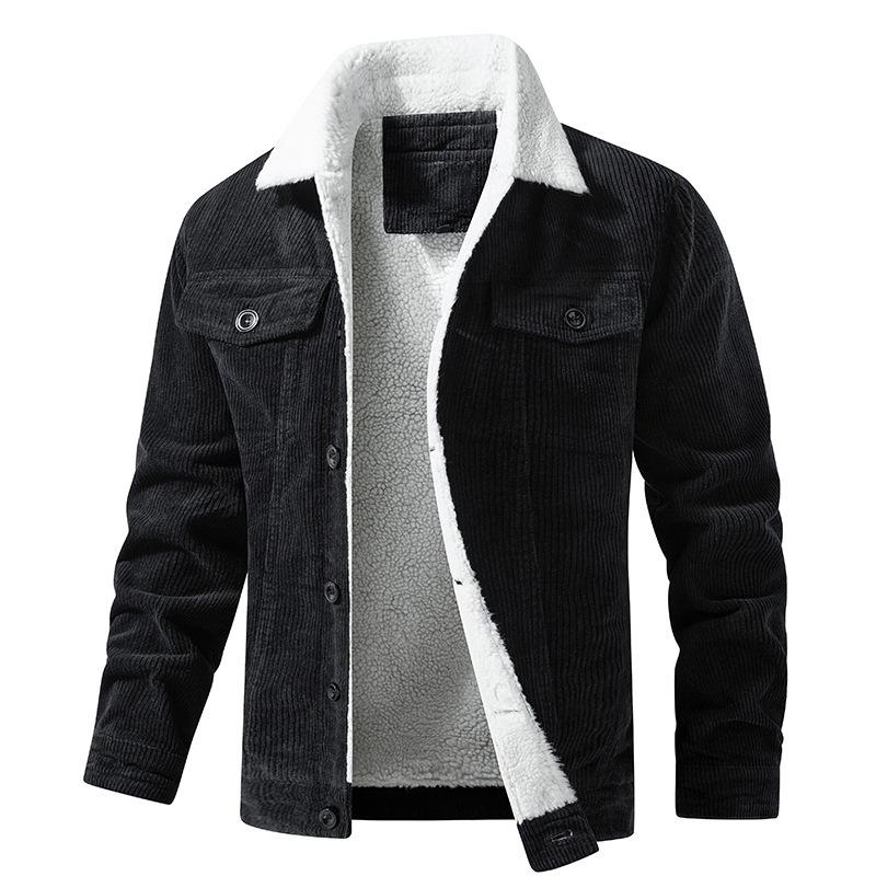 Elegante Herrenjacke mit kuscheligem Kragen