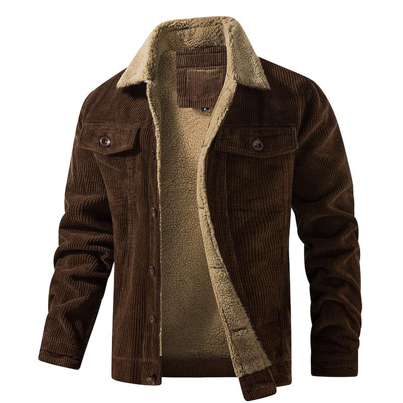 Elegante Herrenjacke mit kuscheligem Kragen