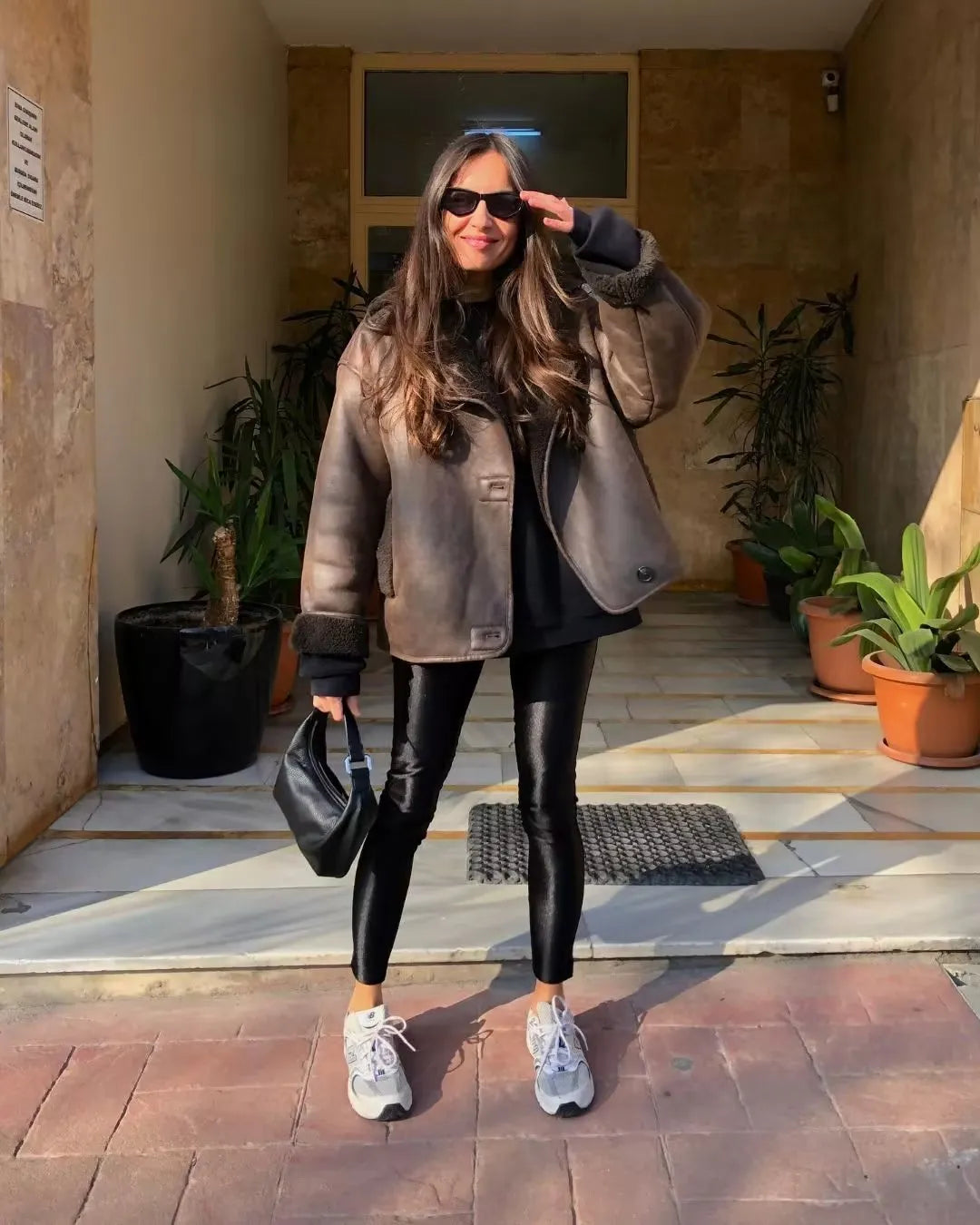 UrbanBraun – Oversized Jacke für lässige Eleganz