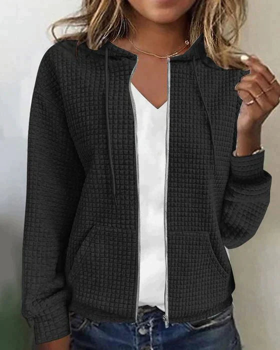 Malia - Strickjacke mit Blockmuster
