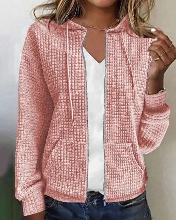 Malia - Strickjacke mit Blockmuster