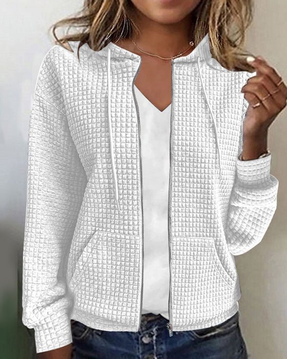 Malia - Strickjacke mit Blockmuster