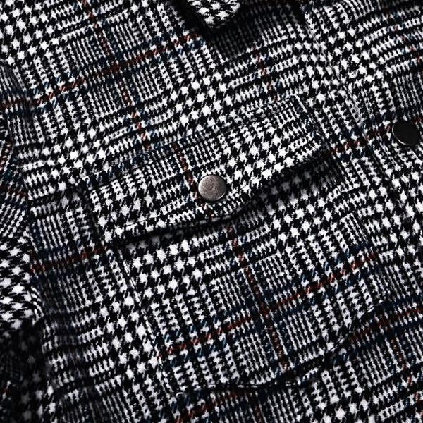 Stylische kariert Jacke für Herren