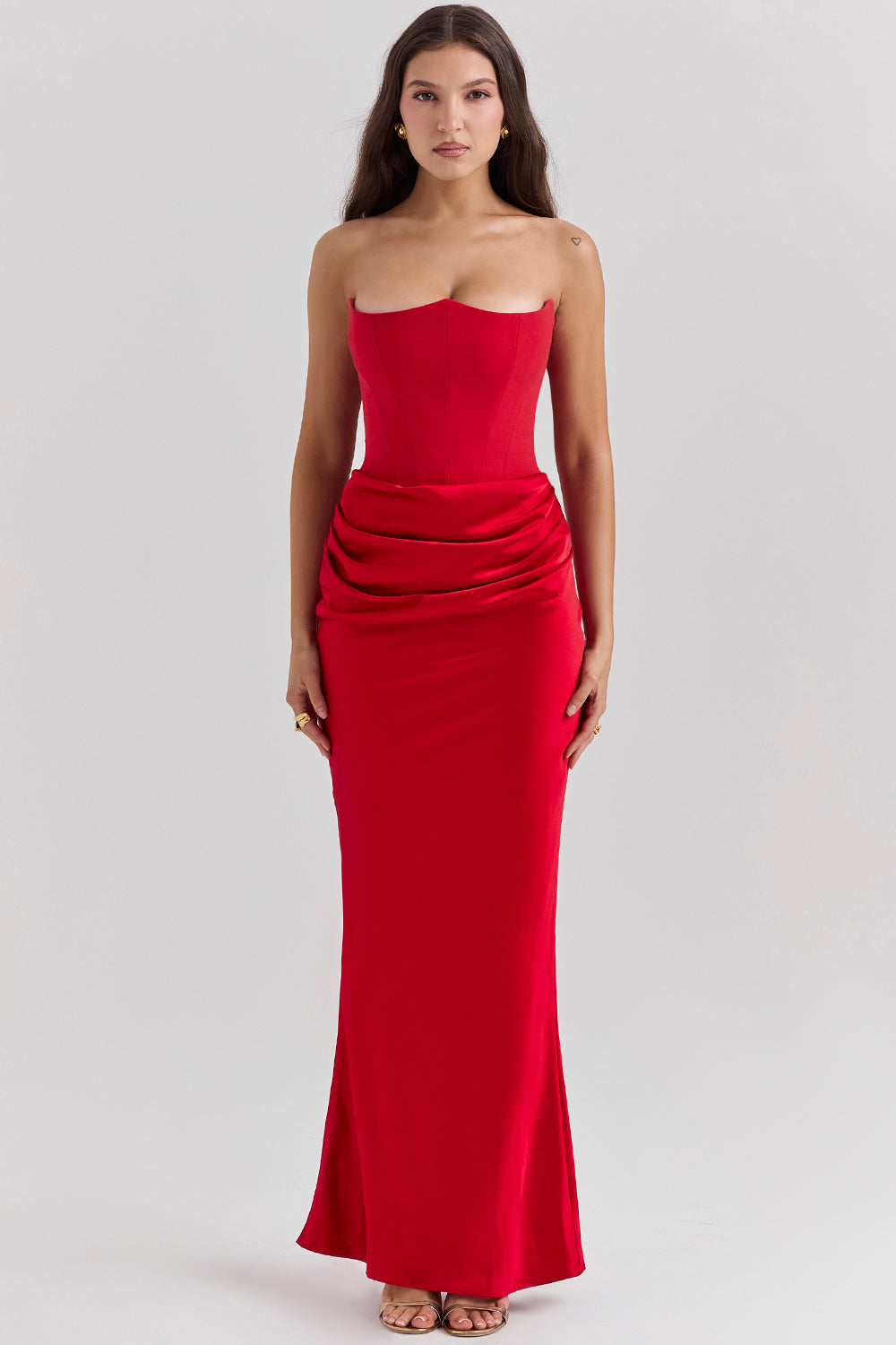 Theresa | Elegantes trägerloses Korsettkleid