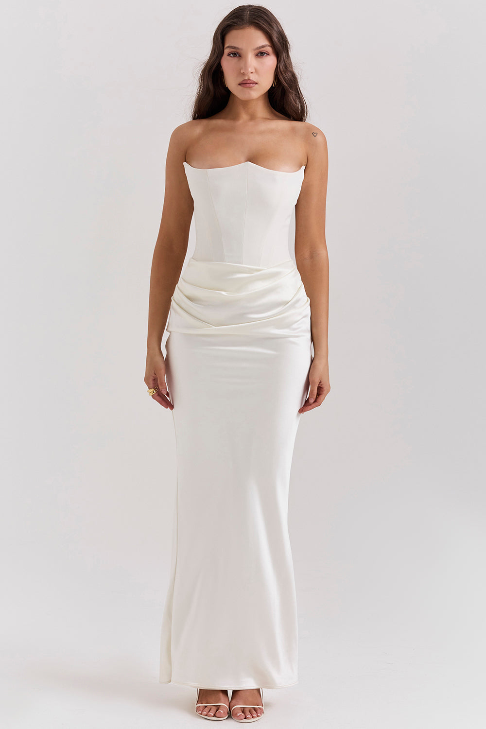 Theresa | Elegantes trägerloses Korsettkleid
