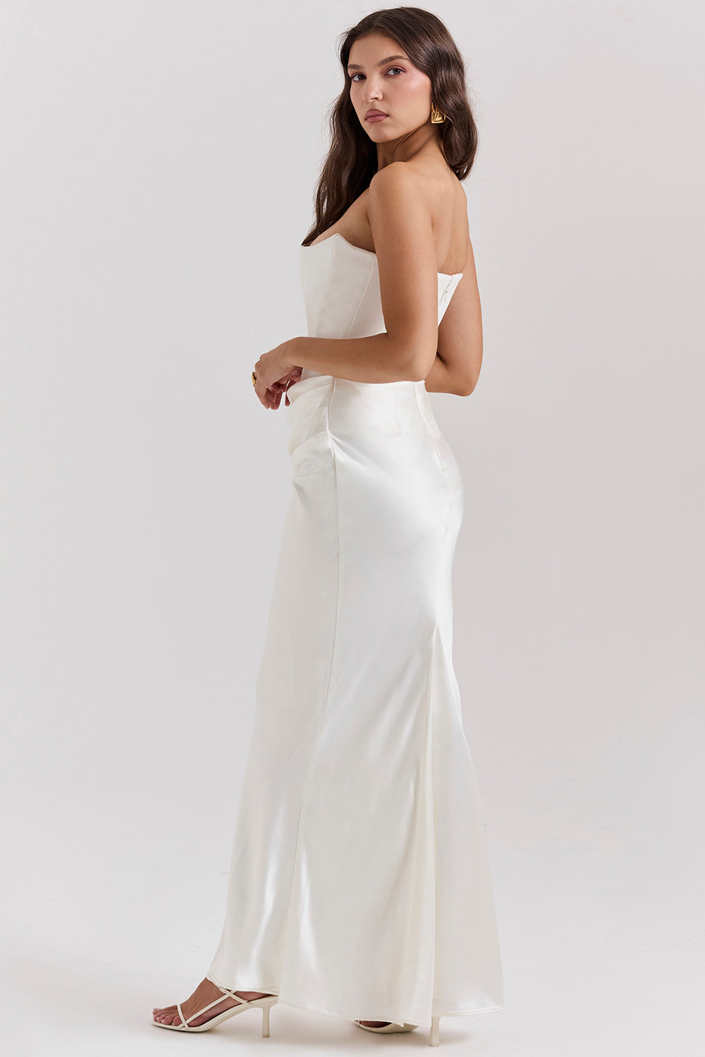 Theresa | Elegantes trägerloses Korsettkleid