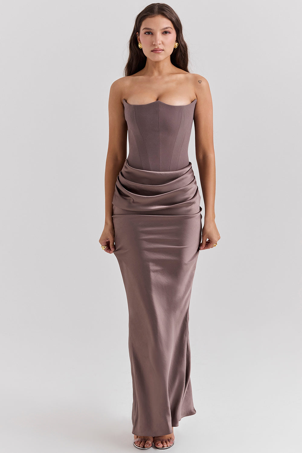 Theresa | Elegantes trägerloses Korsettkleid