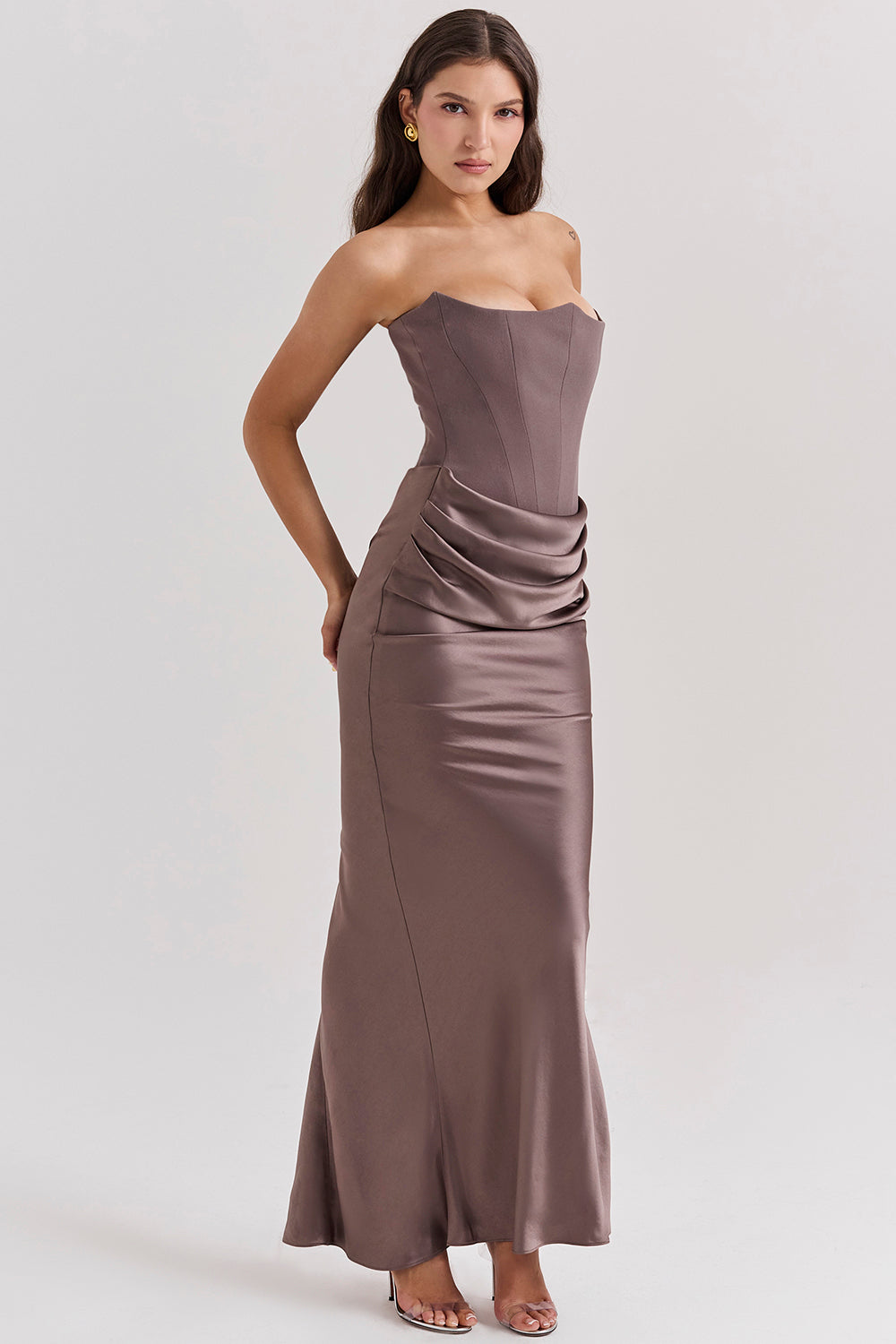 Theresa | Elegantes trägerloses Korsettkleid