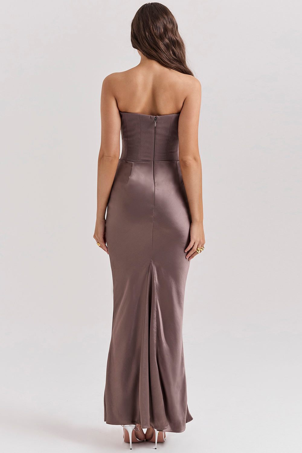 Theresa | Elegantes trägerloses Korsettkleid