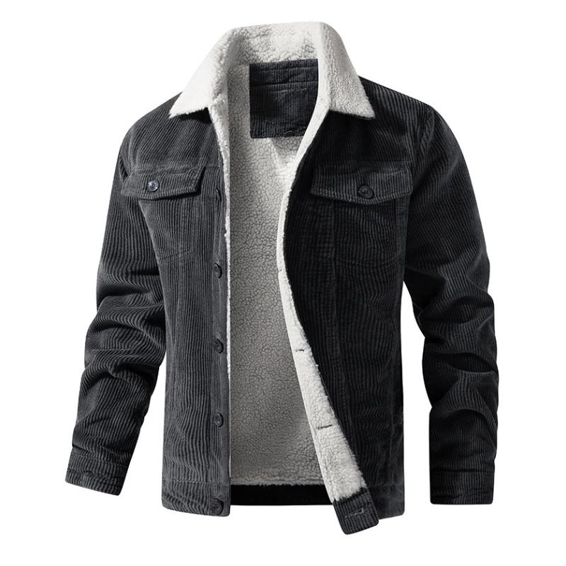 Elegante Herrenjacke mit kuscheligem Kragen
