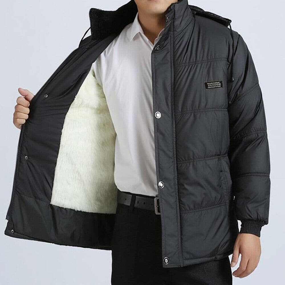 WinterGlanz - Warme Herrenjacke mit stilvollem Design, ideal für kalte Tage