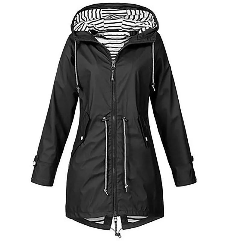 Naila – Winddichter Mantel mit Kapuze