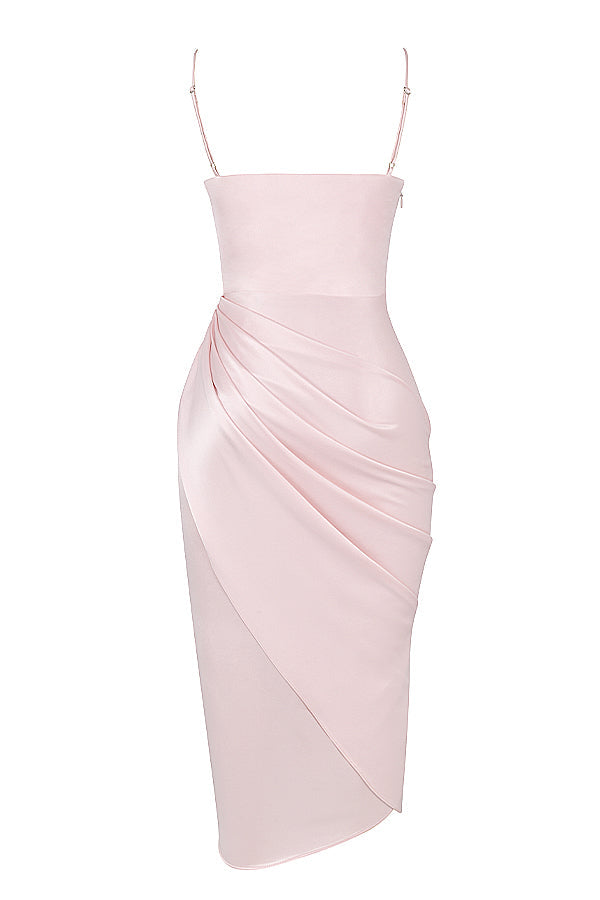 Jana | Satin Balkon kleid Korsett