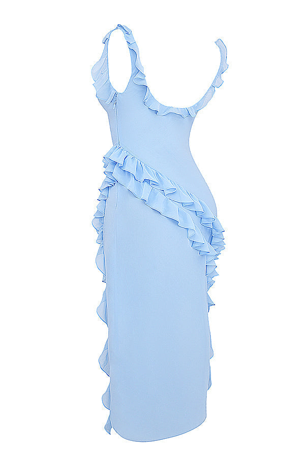 Fiorella | Maxikleid mit Rüschen