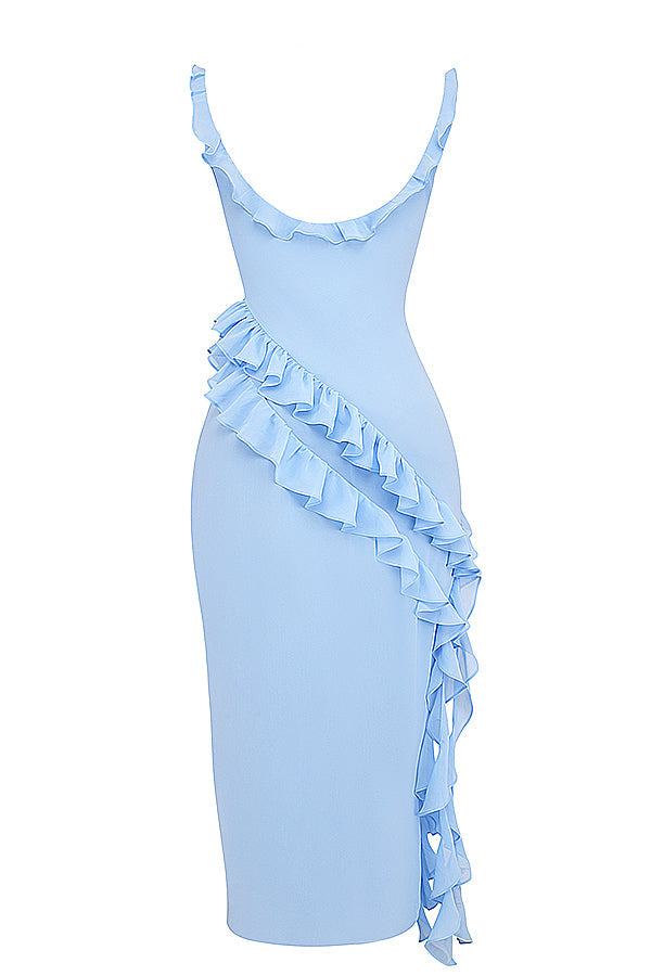 Fiorella | Maxikleid mit Rüschen
