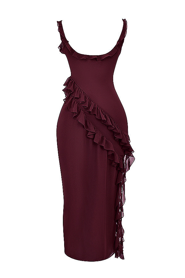 Fiorella | Maxikleid mit Rüschen
