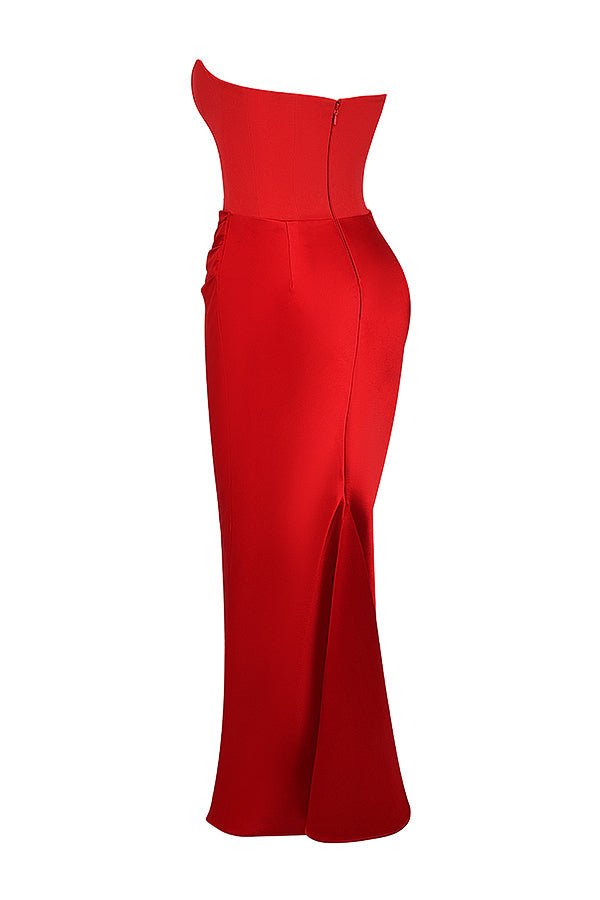 Theresa | Elegantes trägerloses Korsettkleid