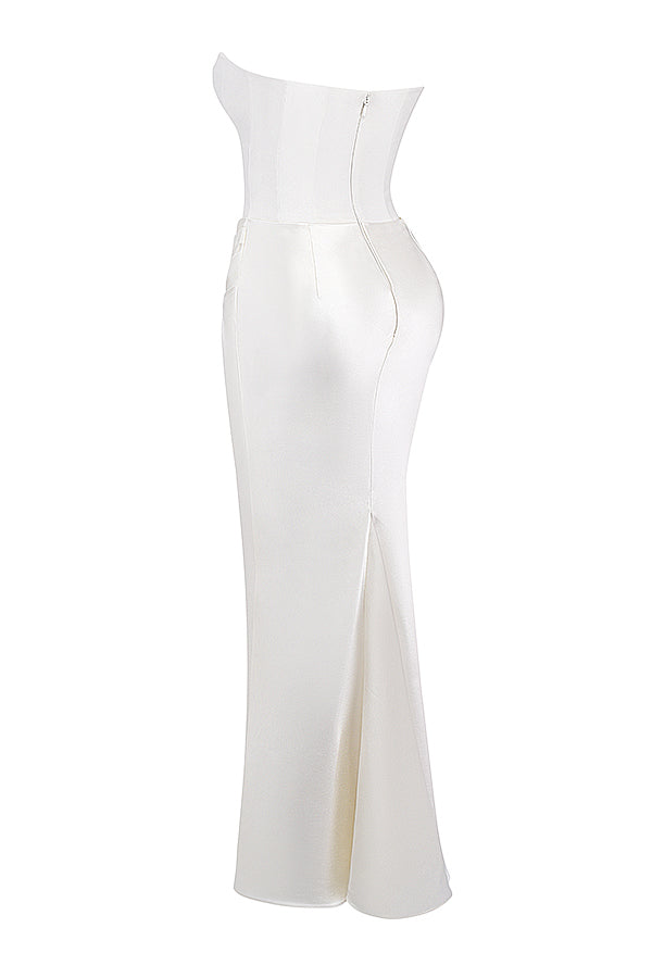 Theresa | Elegantes trägerloses Korsettkleid