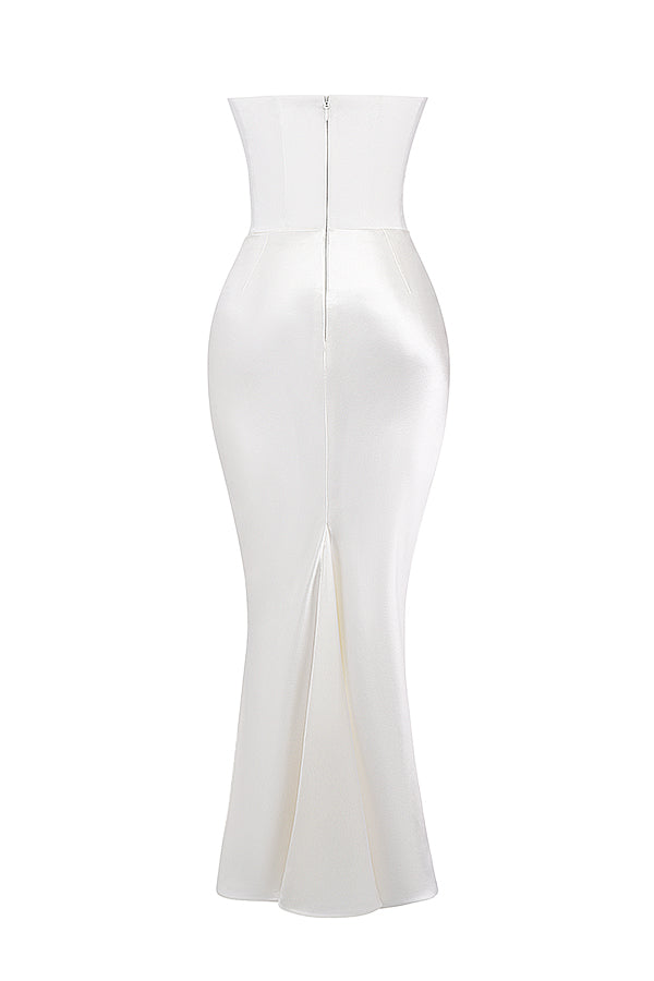 Theresa | Elegantes trägerloses Korsettkleid