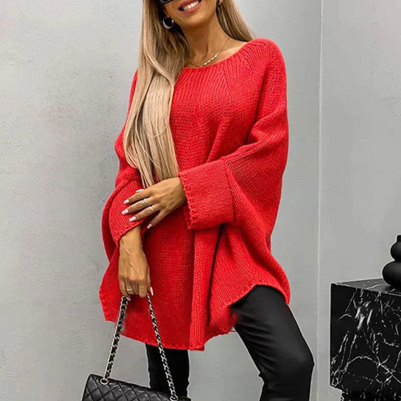 Katrisha – Eleganter Lockerer Strickpullover