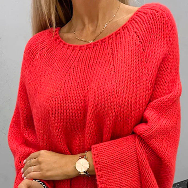 Katrisha – Eleganter Lockerer Strickpullover
