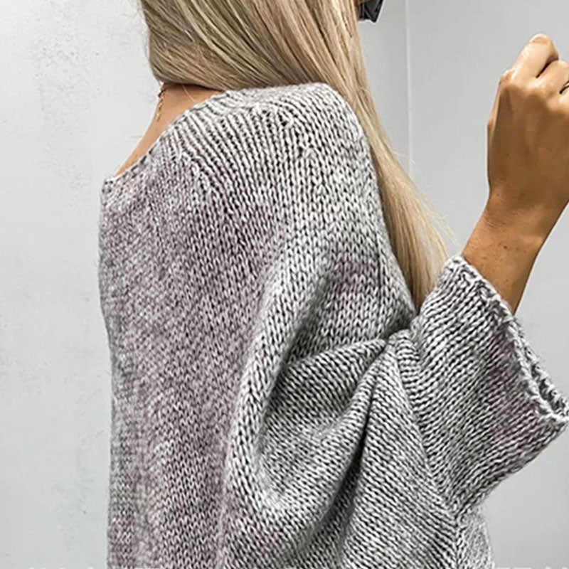 Katrisha – Eleganter Lockerer Strickpullover