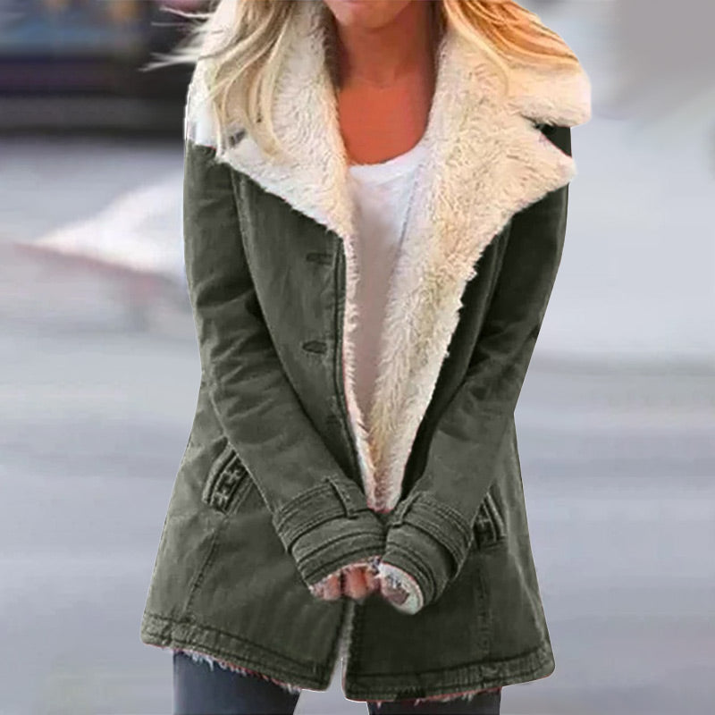 Eleganter und bequemer Blazer mit schrägen Revers für Damen