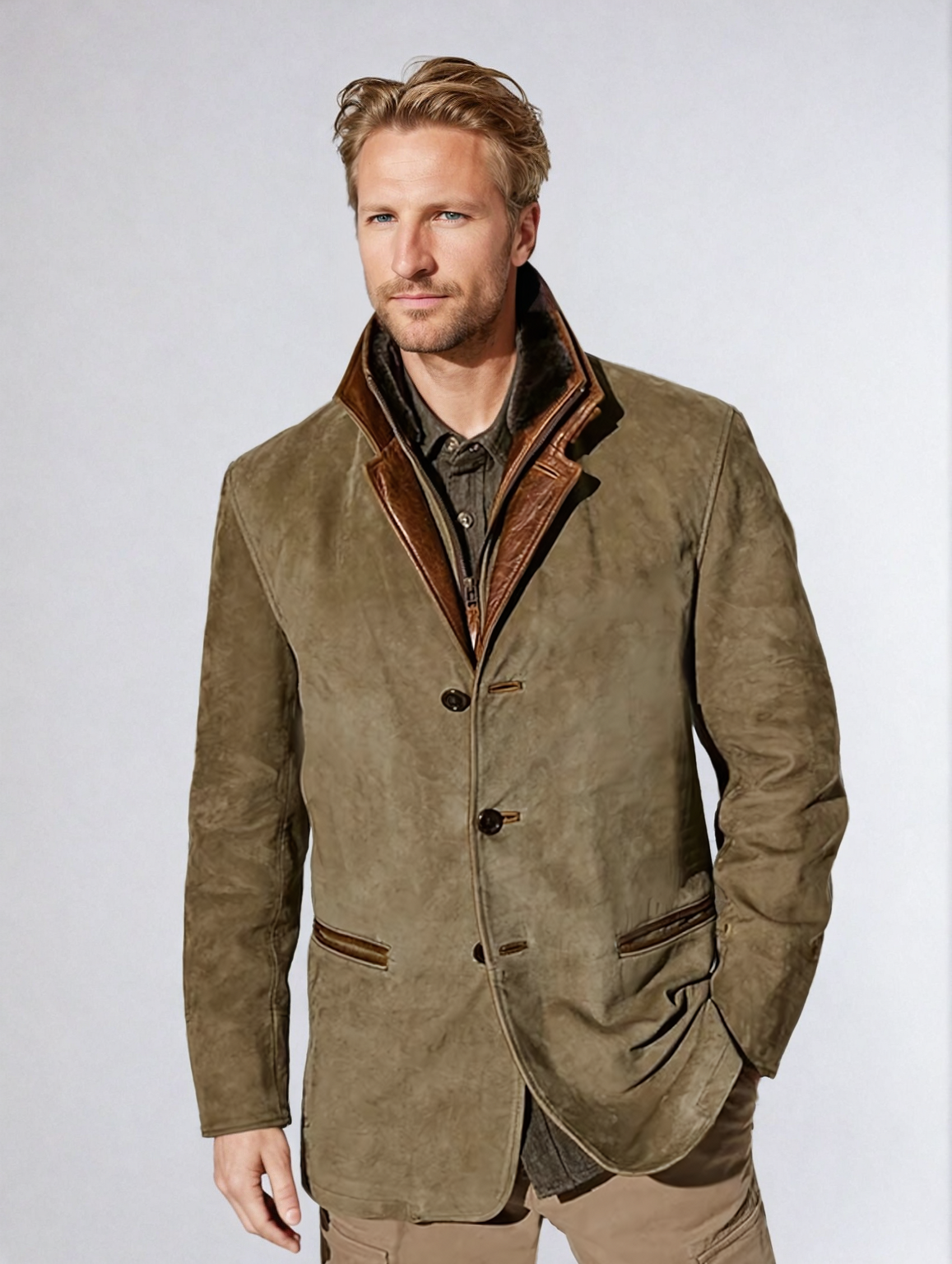 Elegante Vintage-Jacke für Herren - Modell Collin