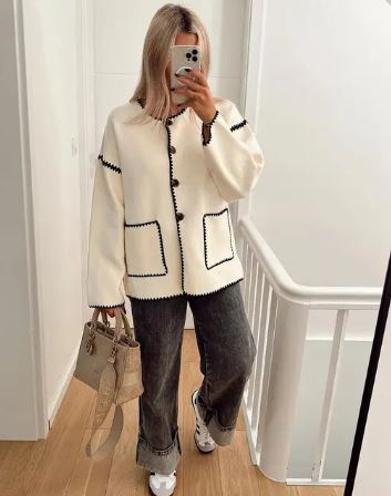  StilGlanz – Elegante Damenjacke mit zeitlosem Charme