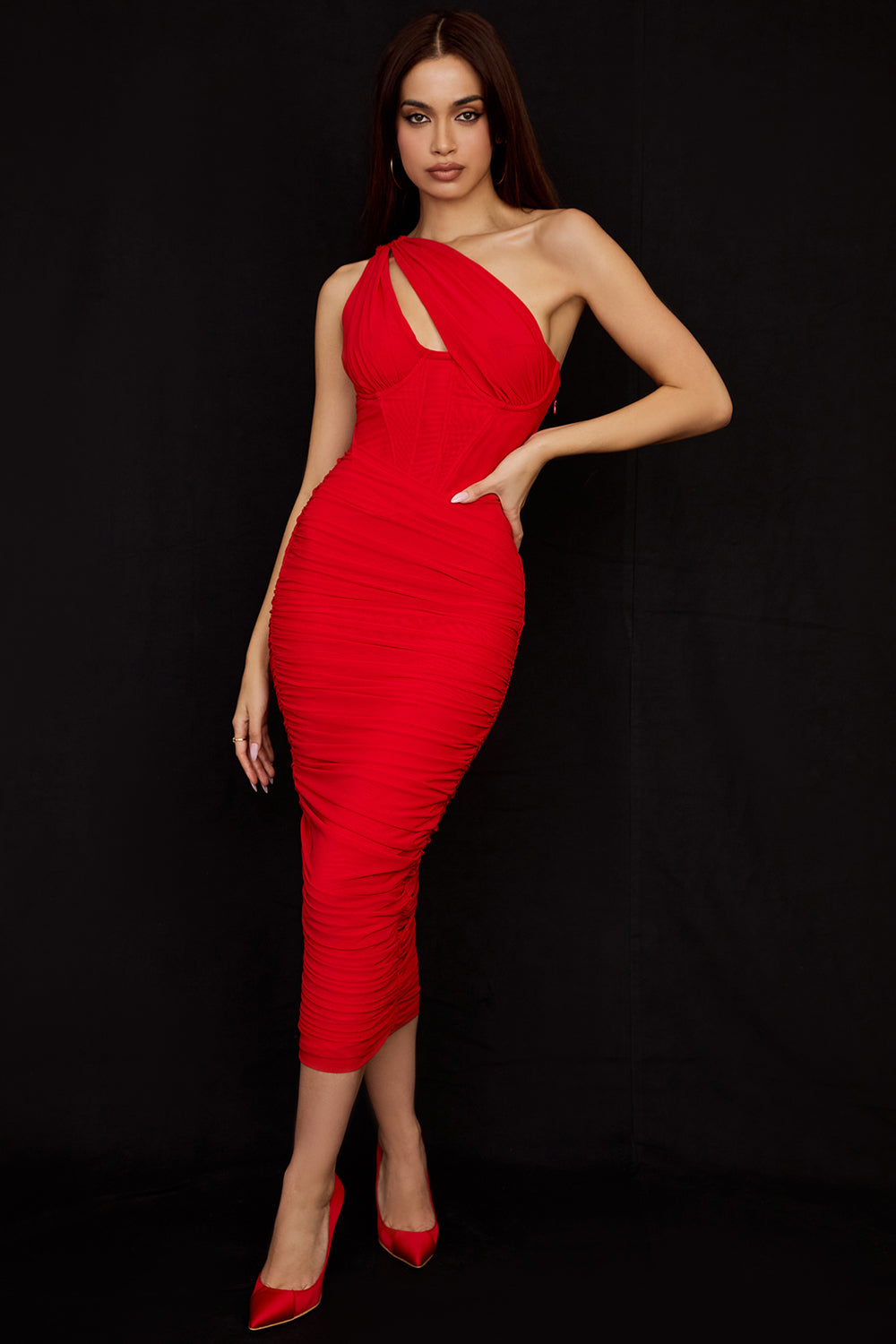 Lorelei | Midikleid mit Ausschnitt