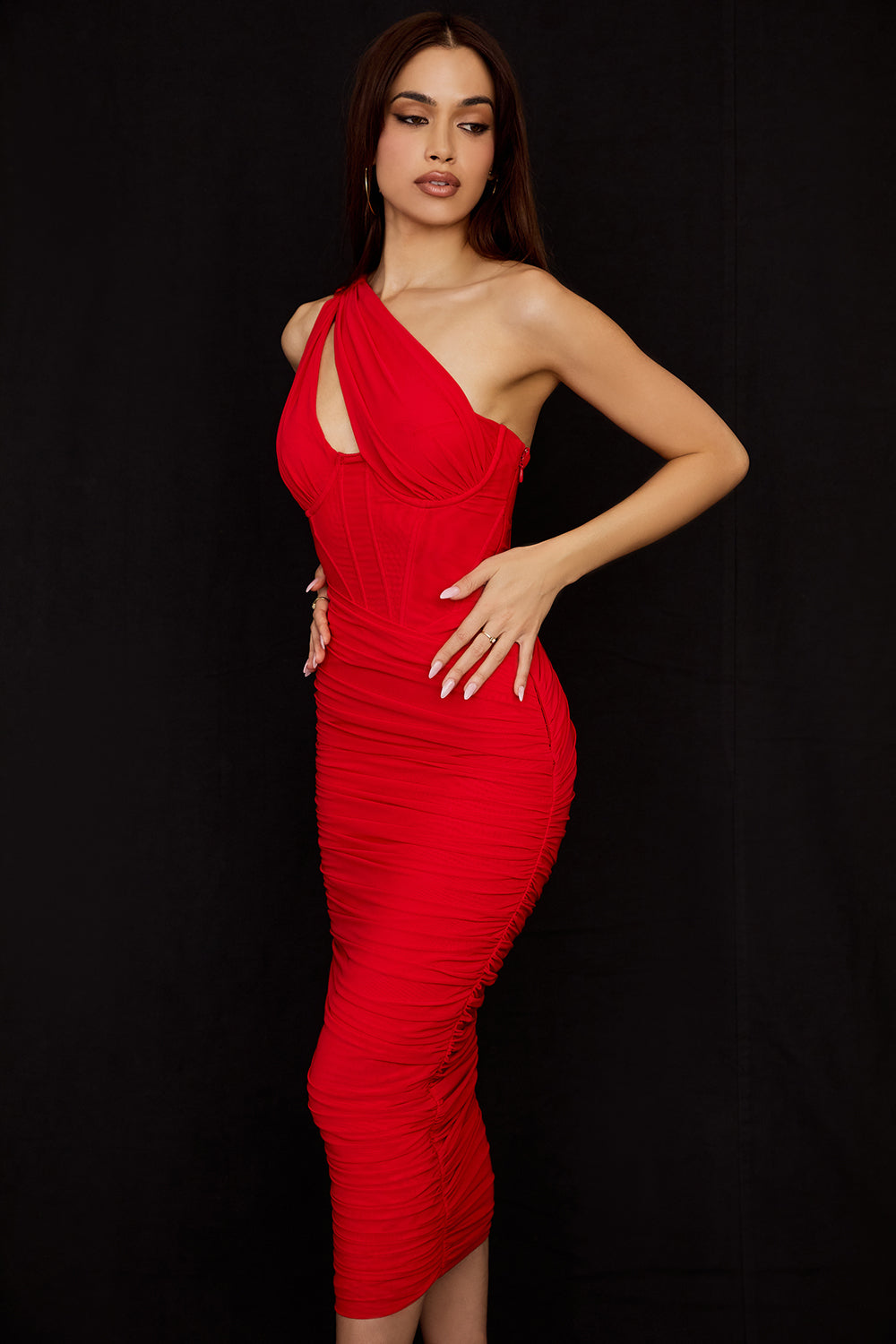 Lorelei | Midikleid mit Ausschnitt