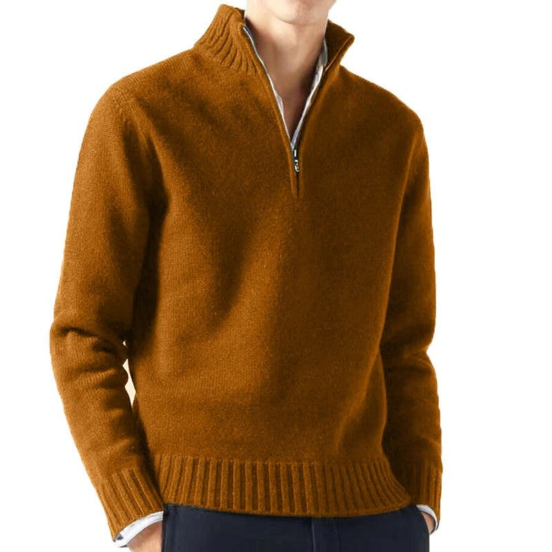 Robin - Trendige Rollkragenpullover mit Reißverschluss