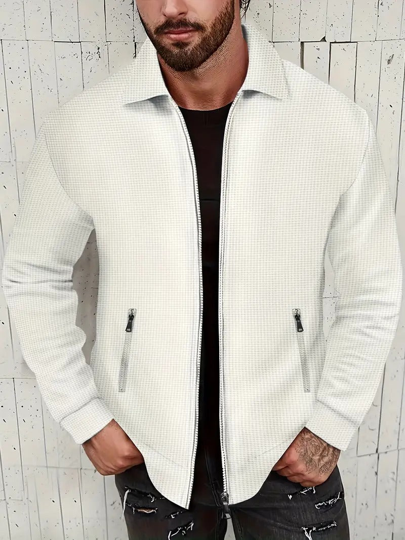 Yve - Vintage-Jacke mit Reißverschluss für Herren