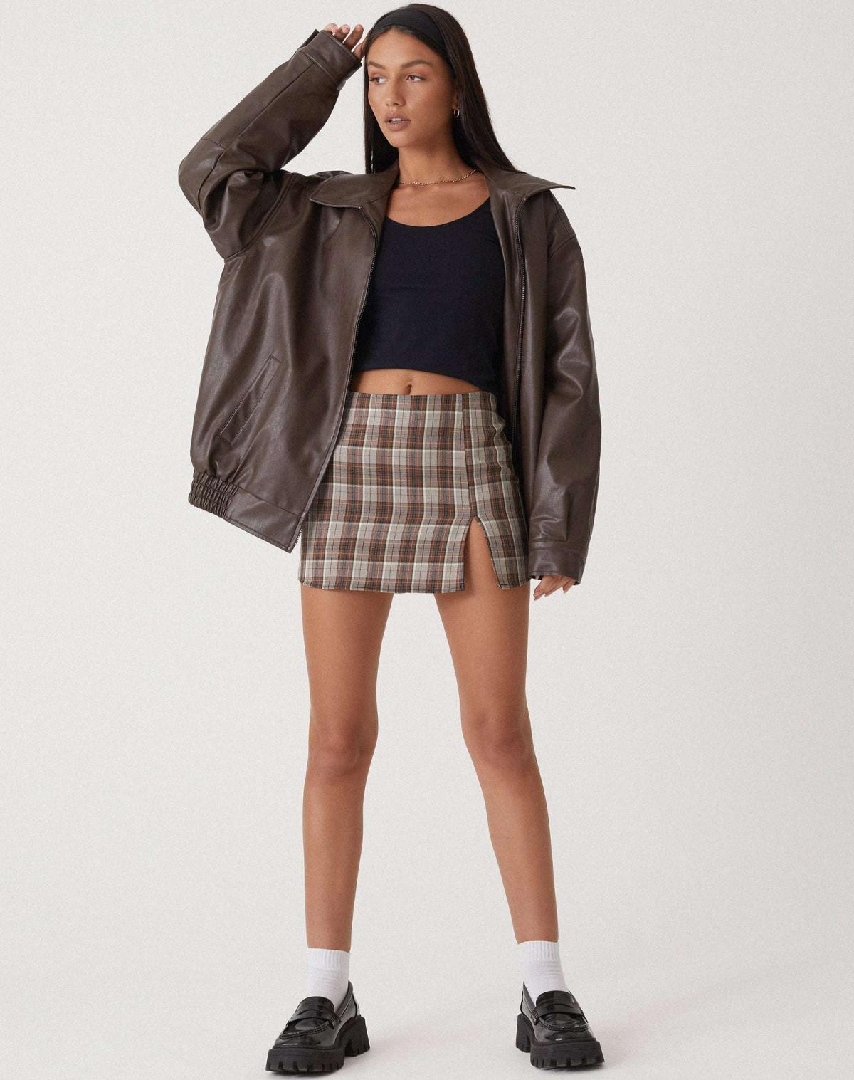 Oleah - Oversized Lederjacke