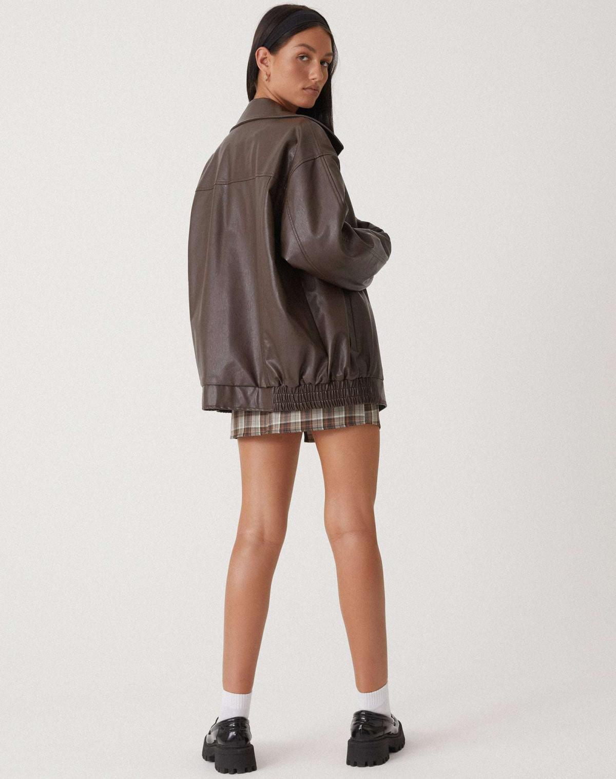 Oleah - Oversized Lederjacke