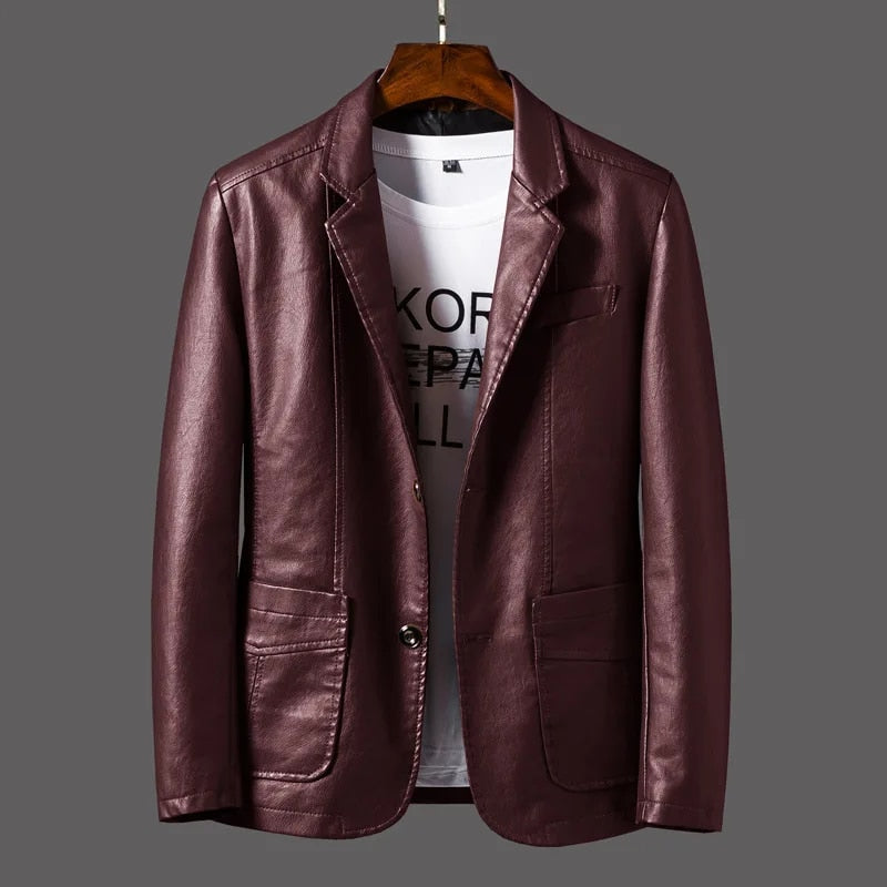 LeatherElegance – Ledercoat für Männer