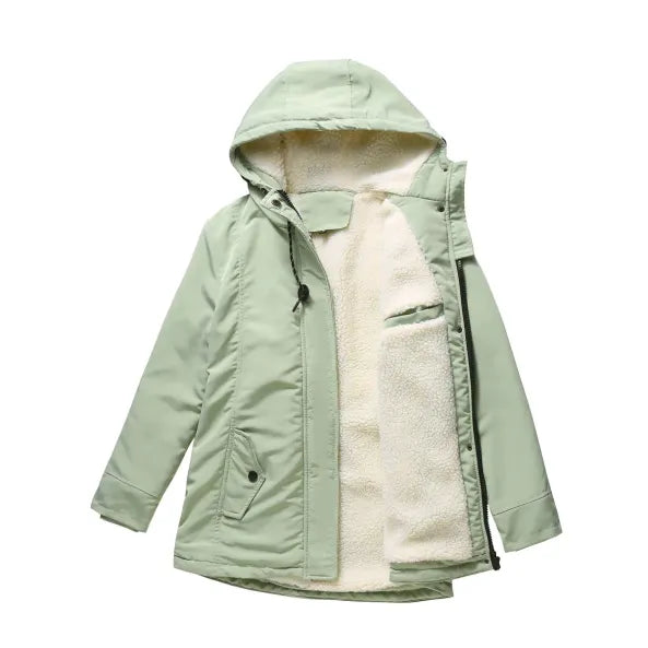 Dahlia | Damen Elegante Kapuzen Jacke | Winter