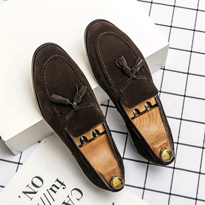 RetroStep – Vintage Loafer aus Wildleder für Männer
