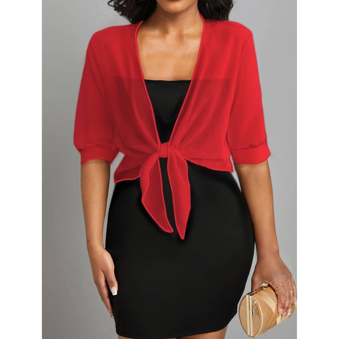 Avayah | Damen Kurzer Bluse | Stricken