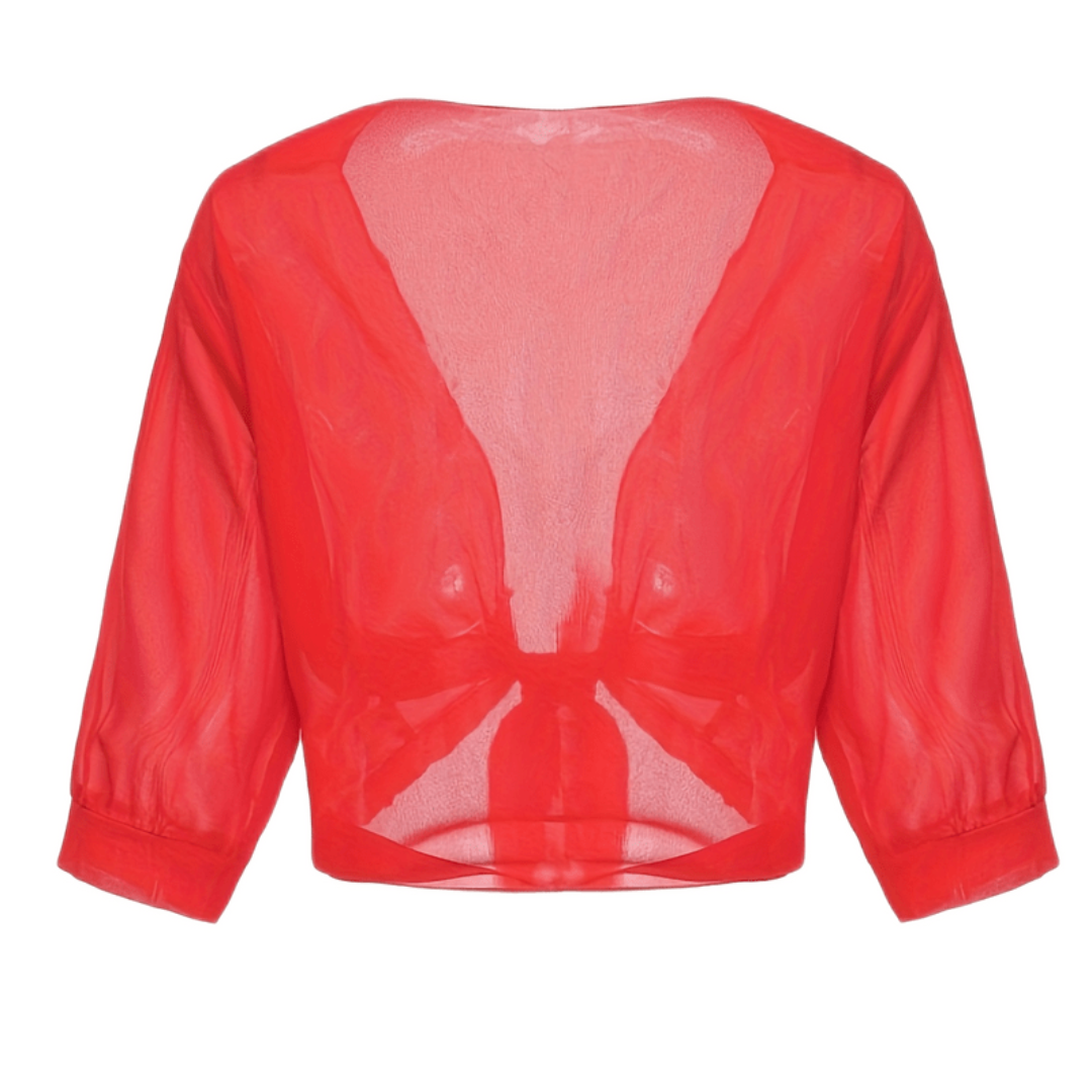 Avayah | Damen Kurzer Bluse | Stricken