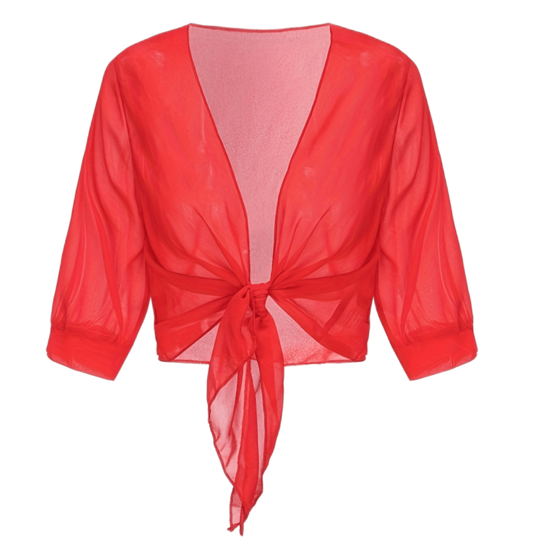 Avayah | Damen Kurzer Bluse | Stricken