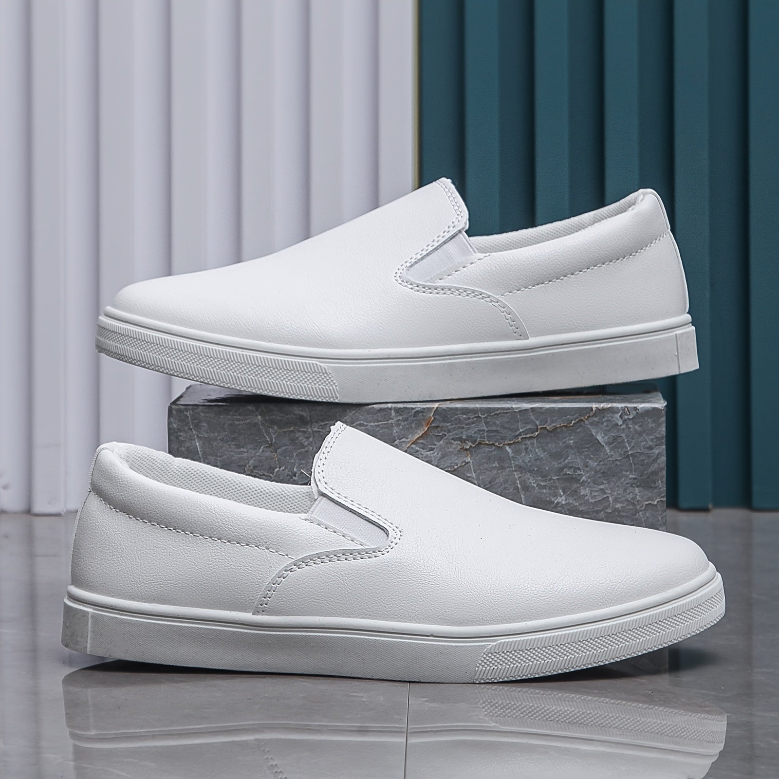 OutdoorFlex – Outdoor PU Leder Schlupfschuhe für Männer