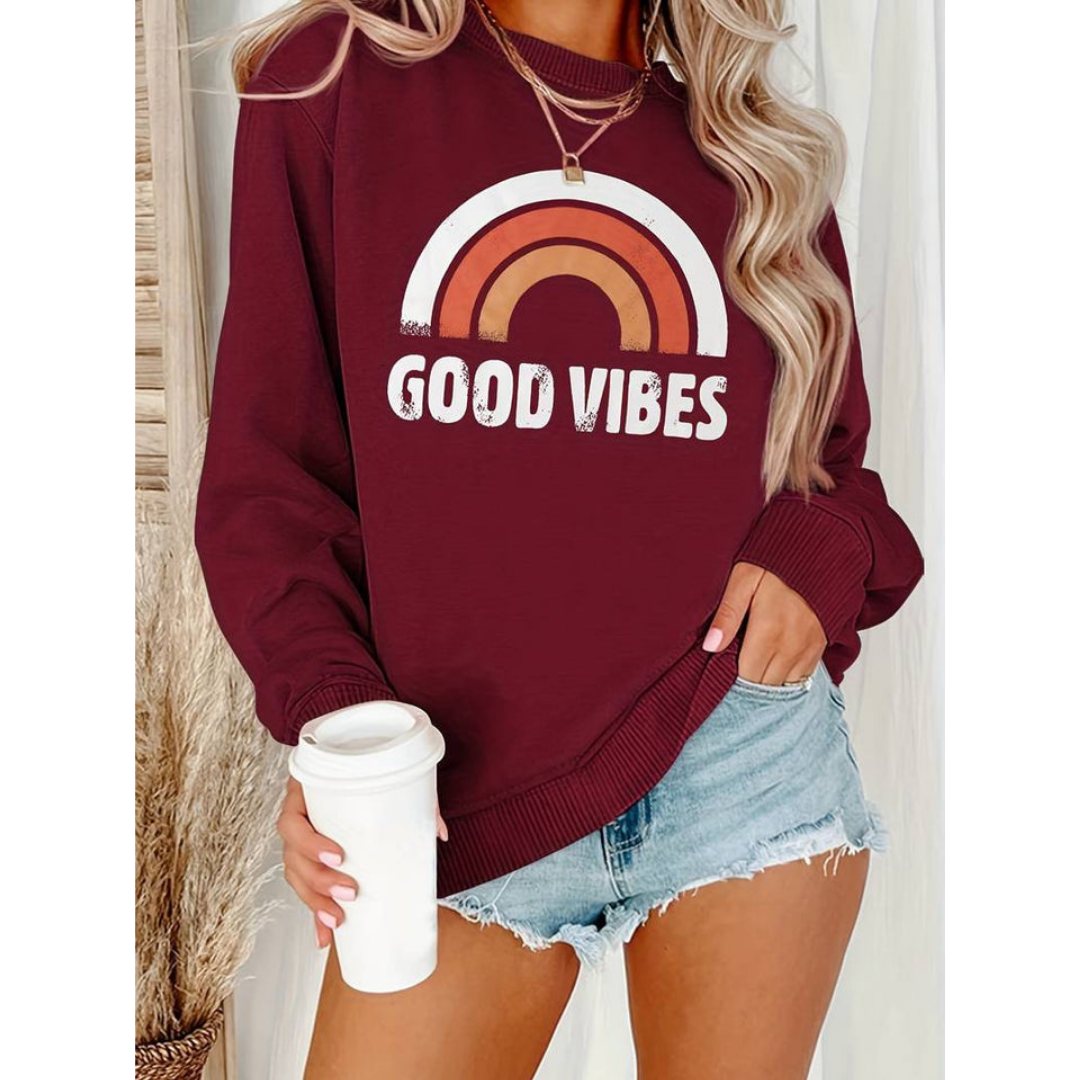 Malyn | Damen Rundhals Sweatshirt | Übergröße