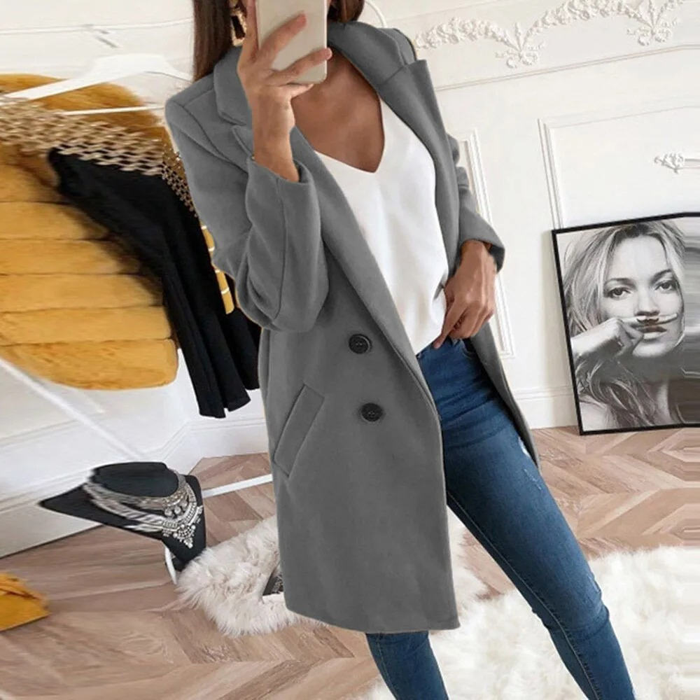 Slim Fit Trenchcoat für Damen