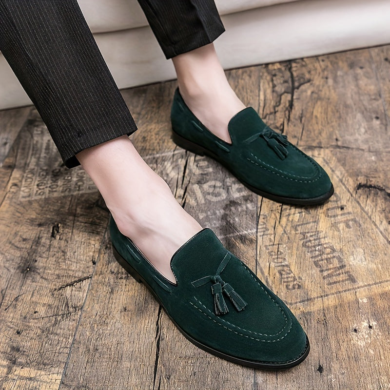 RetroStep – Vintage Loafer aus Wildleder für Männer