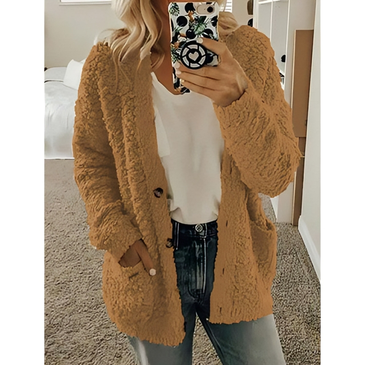 Damen Kuschelige Strickjacke - Claudius